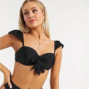 Missguided Frill Bikini Top NWT